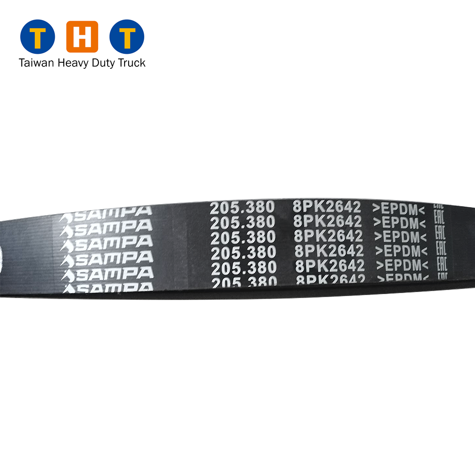 皮帶 8PK2642 A4719932696 Truck Engine Parts For Benz 1842 Actros OM471