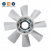 風扇葉片 8*600 16306-2431 16306-1942 Truck Cooling Parts For Hino JO7E JO8E JO8CT